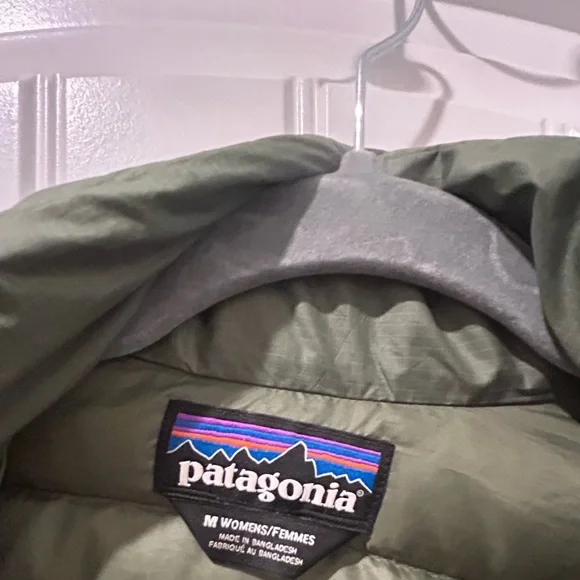 EUC Patagonia Down Sweater Jacket Green; ladies medium - Picture 4 of 7